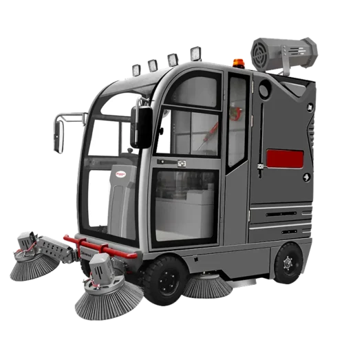 SHIWOSI S14 Enclosed Road Sweeper | 240 L Water Tank