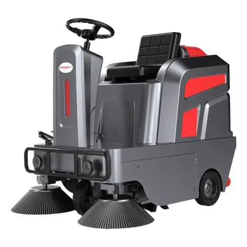 SHIWOSI S6T Compact Ride-On Sweeper | 48 V Battery
