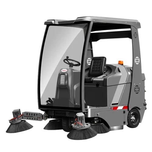 SHIWOSI S9 Semi-Enclosed Ride-On Sweeper | 100 L Water Tank