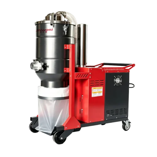SHIWOSI X8-TB Continuous-Bag Industrial Vacuum | H-Class Filtration
